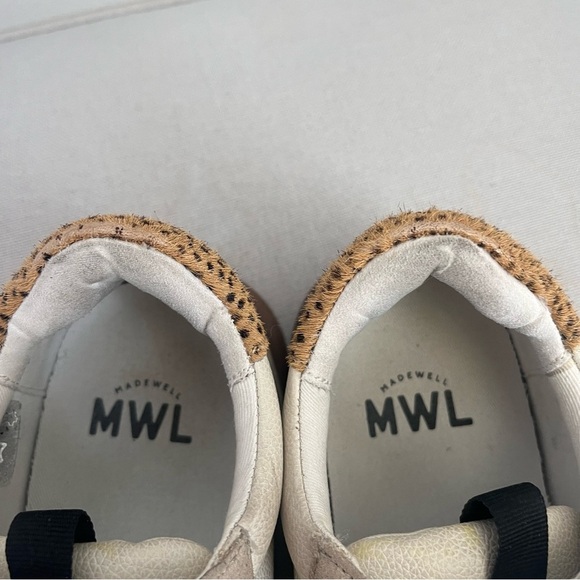 Women’s Madewell Tennis Shoes Size 8 Cheetah Print - Picture 11 of 14
